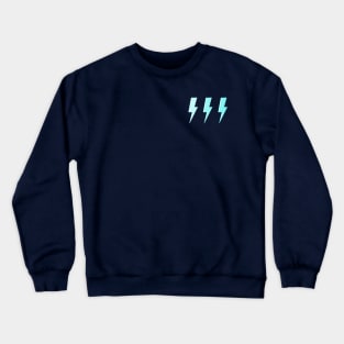 Blue Lightning bolts Crewneck Sweatshirt